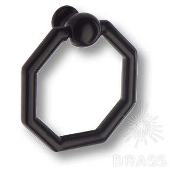Brass Ручка кольцо 3170 0050 AL6-AL6 чёрный фото 1