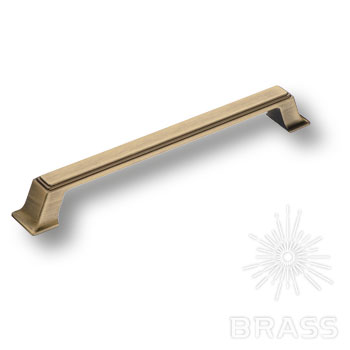 Brass Ручка скоба 4235 0192 ABM состаренная латунь 192 мм фото 1