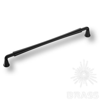 Brass Ручка скоба 543-224-Matt Black черный 224 мм фото 1