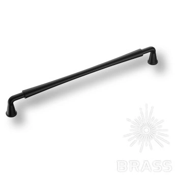 Brass Ручка скоба 543-224-Matt Black черный 224 мм фото 1