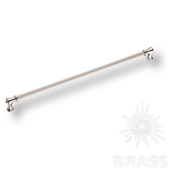 Brass Ручка скоба 4640 0448 PN-PN глянцевый никель 448 мм фото 1