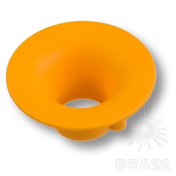 Brass Ручка кнопка детская 490032ST07 круг желтый 32 мм фото 1