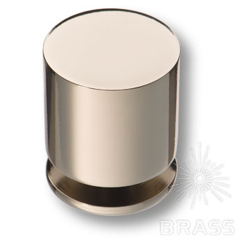 Brass Ручка кнопка 1956 0026 PN глянцевый никель фото 1