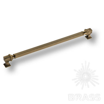 Brass Ручка скоба BU 015.320.04RASQ состаренная латунь 320 мм фото 1