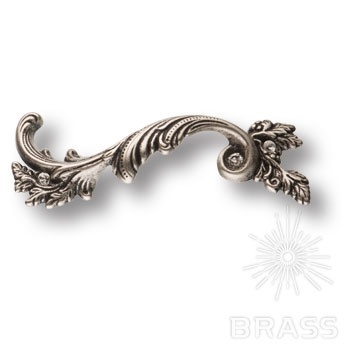 Brass Ручка скоба 15.216.96 SWA 16 left старое серебро 96 мм  фото 1