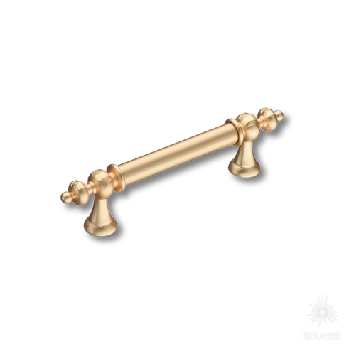 Brass Ручка скоба 1670-61-96-052 матовое золото гладкая 96 мм фото 1