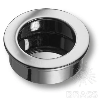 Brass Ручка врезная 3511-400 глянцевый хром фото 1