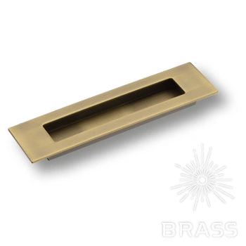 Brass Ручка врезная 1174 160MP30 состаренная латунь 160 мм фото 1