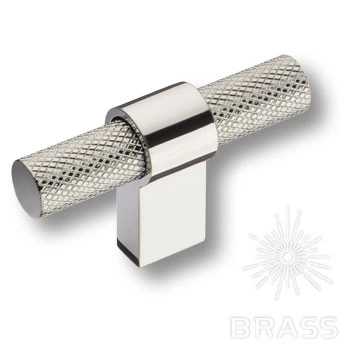 Brass Ручка кнопка 8774 0008 CR-CR глянцевый хром фото 1