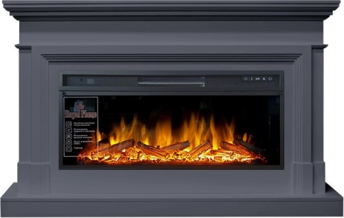 Каминокомплект Coventry - Серый графит (Ширина 1400 мм) с очагом Vision 42 LOG LED фото 2