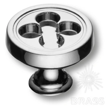 Brass Ручка кнопка 15.312.30.07 глянцевый хром фото 1
