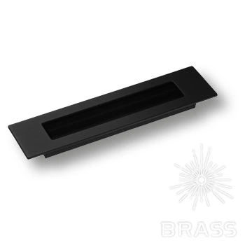 Brass Ручка врезная 1174 160MP24 черный 160 мм фото 1