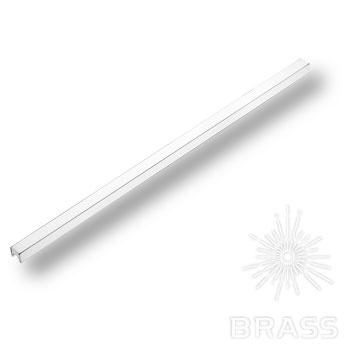 Brass Ручка профиль 1700 0576 CR глянцевый хром 576 мм фото 1