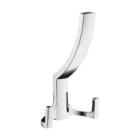 Крючок мебельный двухрожковый KR 0330 AB бронза фото 10