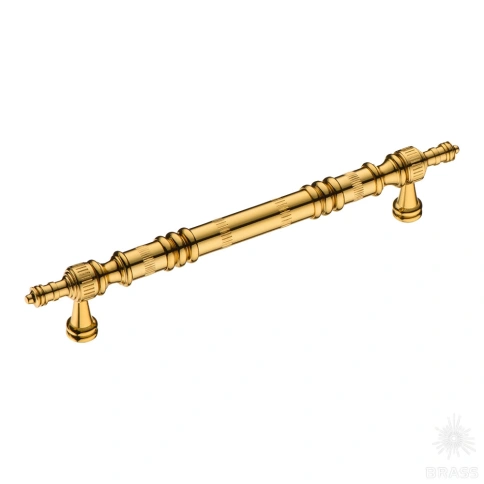 Brass Ручка скоба 25149-003-13-160 латунь глянцевое золото 160 мм фото 1