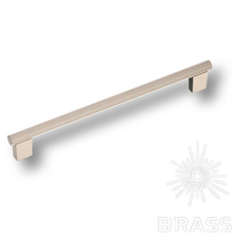 Brass Ручка рейлинг модерн 7451.0254.017 шелковый никель 224 мм фото 1