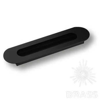 Brass Ручка врезная 1173 160MP24 черный 160 мм фото 1