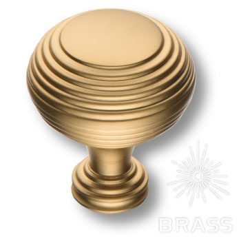 Brass Ручка кнопка 1937 0032 GB матовая латунь фото 1