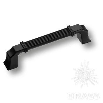 Brass Ручка скоба 546-96-Matt Black черный матовый 96 мм фото 1