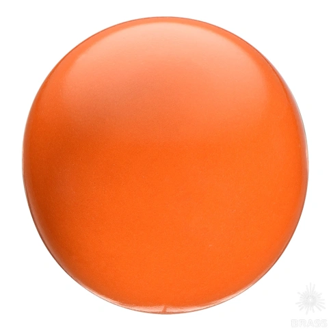 Brass Ручка кнопка 9815 T ORANGE оранжевый фото 1