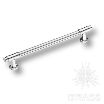 Brass Ручка скоба 1117 192MP02 глянцевый хром 192 мм фото 1