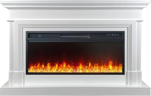 Каминокомплект Coventry - Белый (Ширина 1400 мм) с очагом Vision 42 LED фото 1