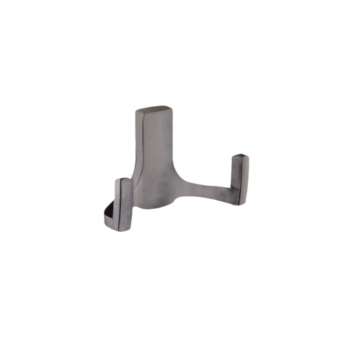 Крючок мебельный двухрожковый KR 0330 AB бронза фото 2