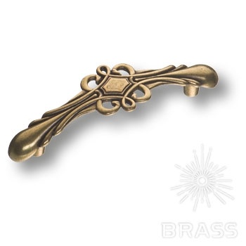 Brass Ручка скоба 15.117.96.12 античная бронза 96 мм фото 1