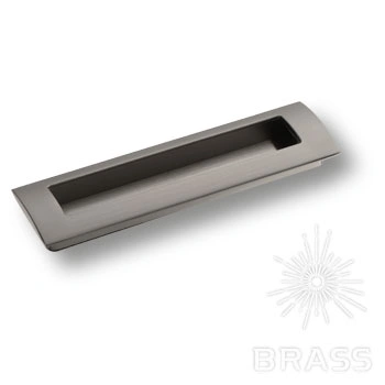 Brass Ручка врезная 910-160-Titanium графит 160 мм фото 1