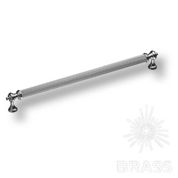 Brass Ручка скоба 2512-005-224 латунь глянцевый хром 224 мм фото 1