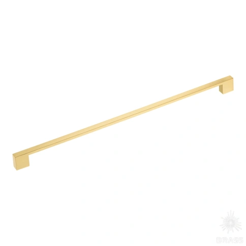 alt="Купить Ручка скоба 1040-416-Matt Gold сатинированное золото 416 мм Brass. Мебельная фурнитура оптом и в розницу."