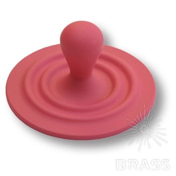 Brass Ручка кнопка детская 446025ST10 малиновый фото 1