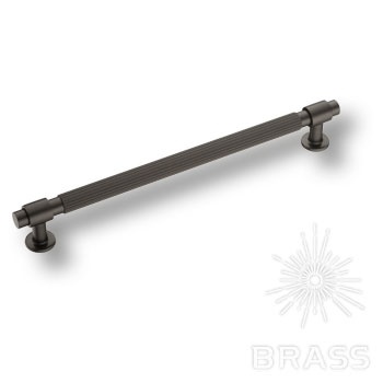 Brass Ручка рейлинг 9380 0224 ALM3-ALM3 матовый графит 224 мм фото 1