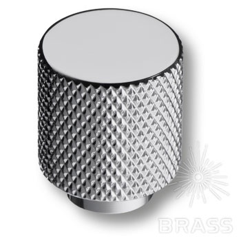 Brass Ручка кнопка 1965 0008 CR глянцевый хром фото 1