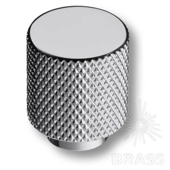 Brass Ручка кнопка 1965 0008 CR глянцевый хром фото 1