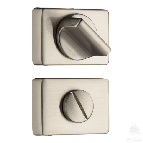 Brass Накладка с поворотной кнопкой RO15W6 NB ROSET никель фото 1