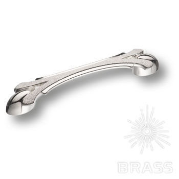 Brass Ручка скоба 15.160.96.DIA.15 глянцевое серебро 96 мм  фото 1