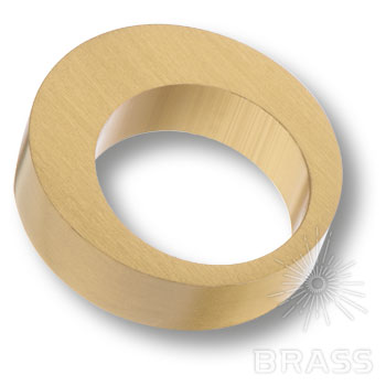 Brass Ручка кольцо 6530 0040 BB матовое золото 16 мм фото 1