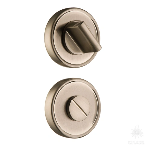 Brass Накладка с поворотной кнопкой RO14W6 NB ROSET никель фото 1