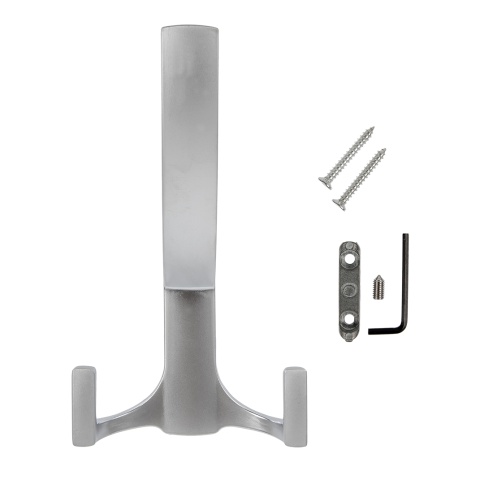 Крючок мебельный трехрожковый KR 0340 SC матовый хром фото 2
