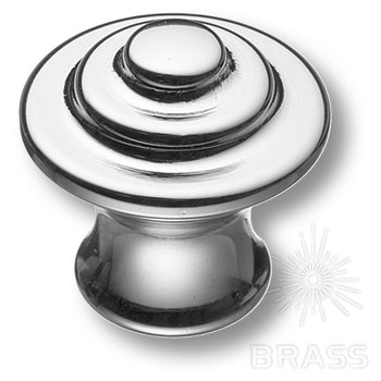 Brass Ручка кнопка 1934 0026 CR глянцевый хром фото 1