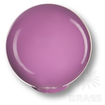 Brass Ручка кнопка детская 626MO1 шар фиолетовый глянцевый фото 1