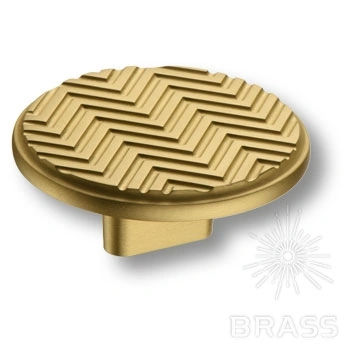 Brass Ручка кнопка 4198 016MP35 матовое золото 16 мм фото 1