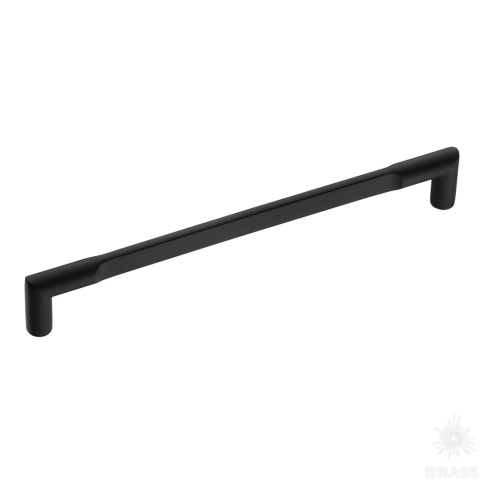 Brass Ручка скоба 8900 0192 Matt Black матовый чёрный 192 мм фото 1