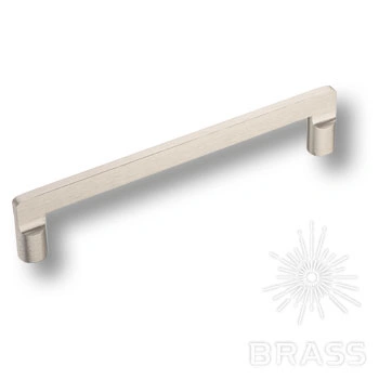Brass Ручка скоба 9393 0160 ELX2 брашированный никель 160 мм фото 1