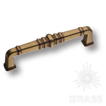 Brass Ручка скоба KT 012.128.12 античная бронза 128 мм фото 1