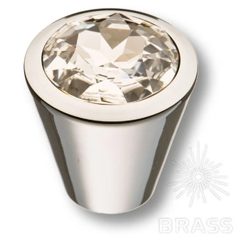 Brass Ручка кнопка 25.355.35.SWA.07 глянцевый хром с кристаллами Swarovski фото 1