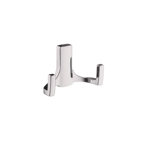 Крючок мебельный двухрожковый KR 0330 AB бронза фото 4