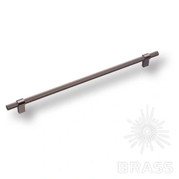 Brass Ручка рейлинг 8774 0320 BBN-BBN чёрный матовый никель 320 мм фото 1