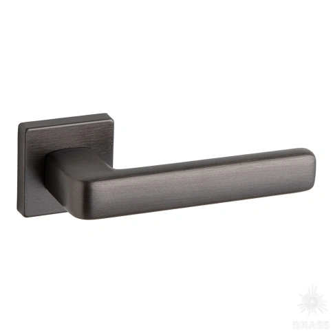 Brass Ручка дверная HA195RO11 ELX1 GAMMA брашированный графит фото 1